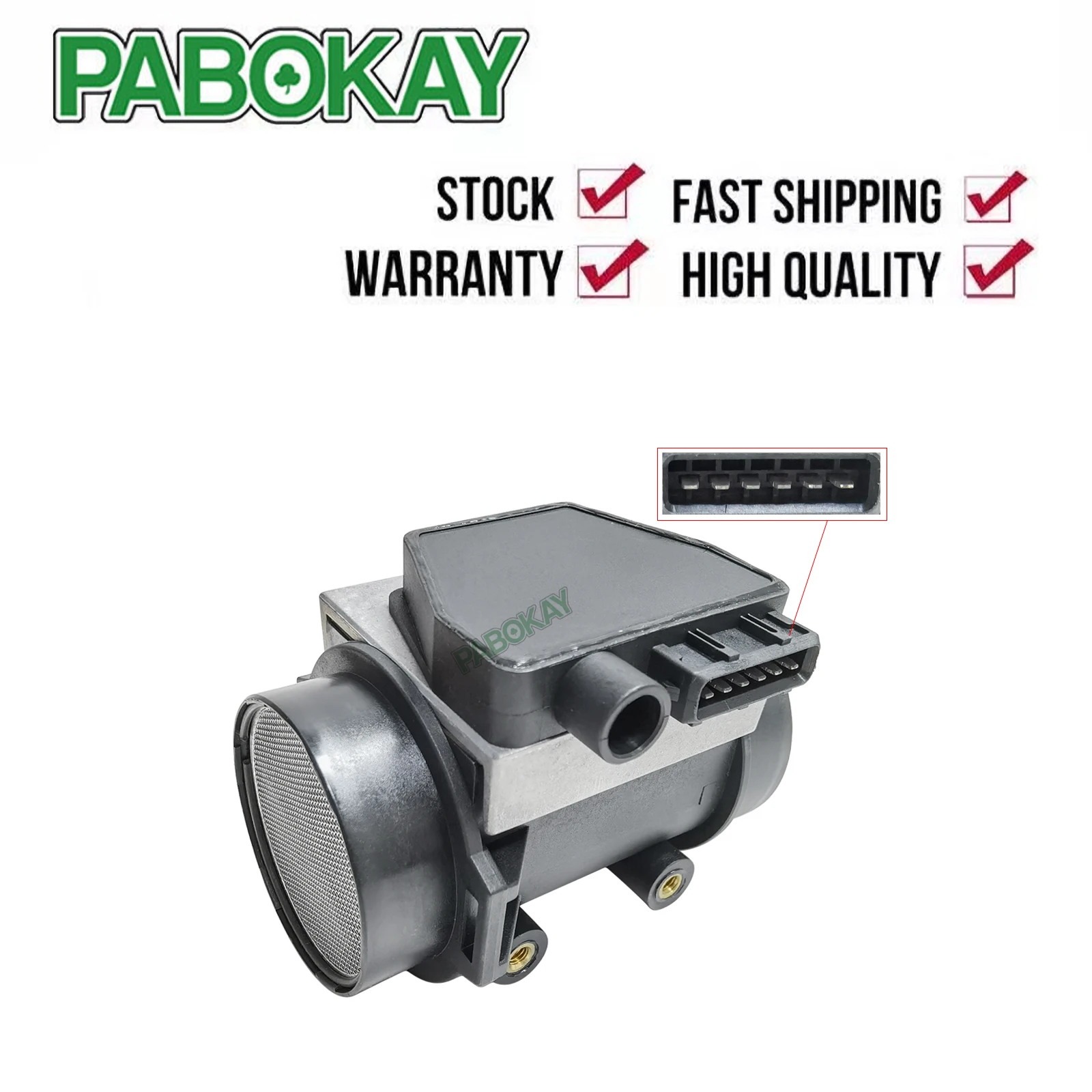 

MAF FOR SAAB 2.3L 2.1L MASS AIR FLOW METER SENSOR 0280212014 0986280108 7591183 8823239 8826778 9113838 025093024191