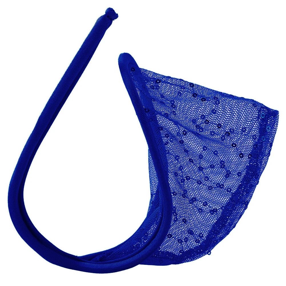 

For Summer Breathable Men See Through Mesh C-String Panty Sissy Lingerie Thong With Glitter Man Underwear