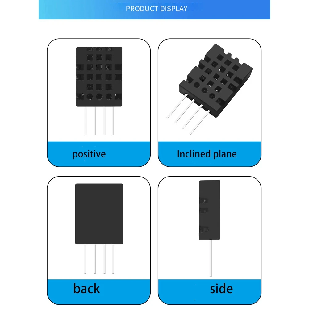 5PCS DHTC12 อุณหภูมิและความชื้นเซนเซอร์ I2C การสื่อสารความแม่นยําสูงดิจิตอลความชื้นโมดูลแทน