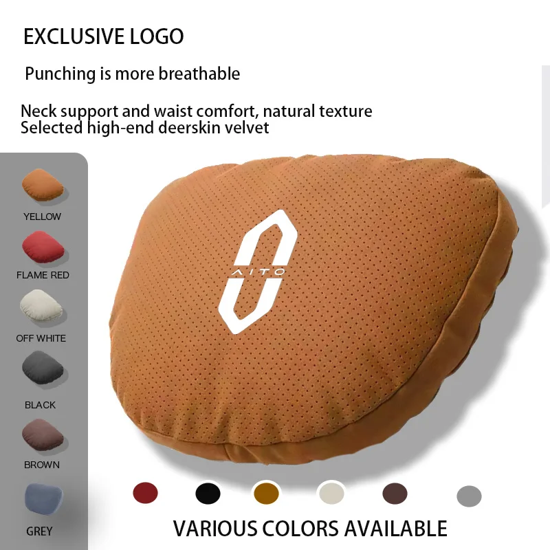 

HUAWEI AITO M7 M5 M9 M6 M8 2025 2024 2023 Accessories Car Neck Headrest Pillow Seat Lumbar Spine Protector