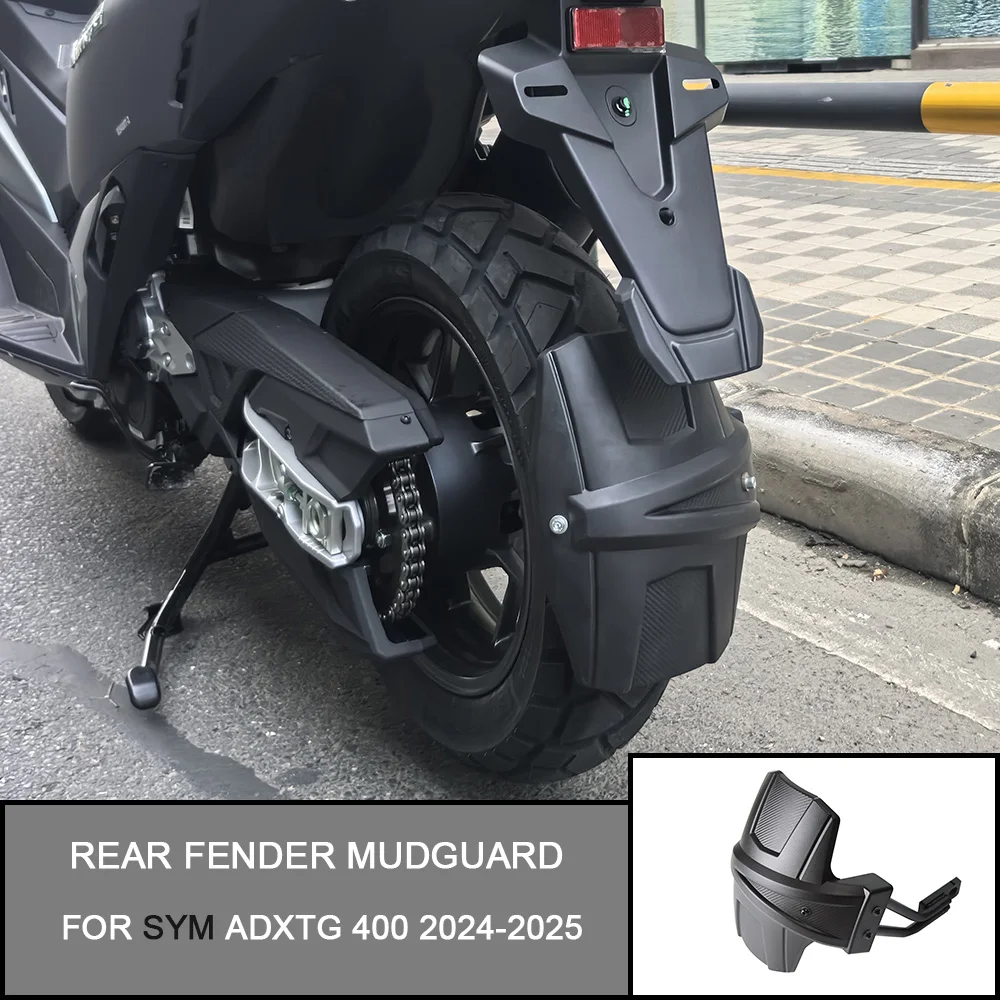 Para sym adxtg 400 adxtg400 adx tc400 2024 2025 motocicleta traseiro fender lama capa hugger mudflap guarda roda hugger acessórios