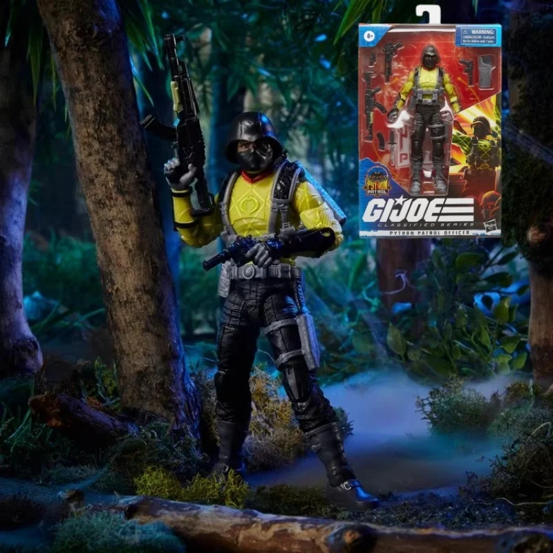 Gijoe Special Forces Limited 6-inch 56-size Python Snake Soldier Blue Soldier Movable Soldier Birthday Gift Tabletop Decoration