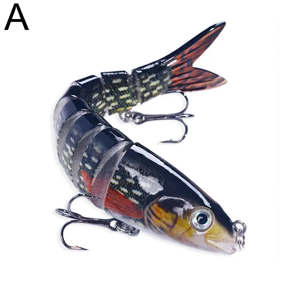 Fishing Lures Multi Jointed Swimbait Crank Bait Slow Bionic Sinking Trout Bait Freshwater Artificial Fishing Tool Bass Salt Y9k7