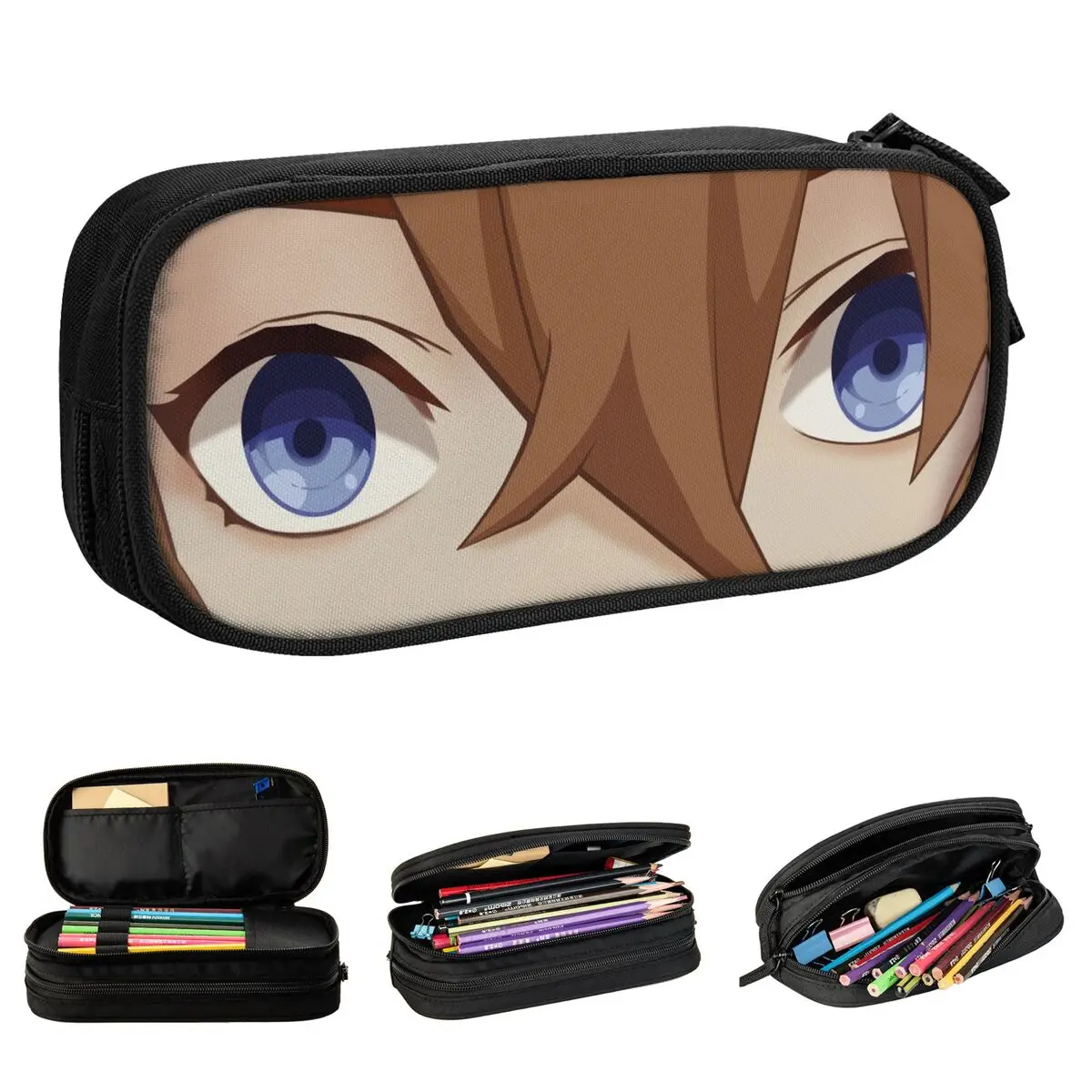 

Childe Genshin Impact Pencil Cases Cute Anime Game Pen Box Bags Girls Boys Big Capacity Students School Cosmetic Pencilcases