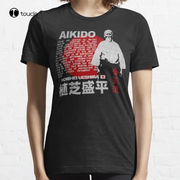 Japan Aikido Morihei Ueshiba T-Shirt Tee Shirt 2Xl Shirts For Men Custom Aldult Teen Unisex Digital Printing Tee Shirts Tshirt