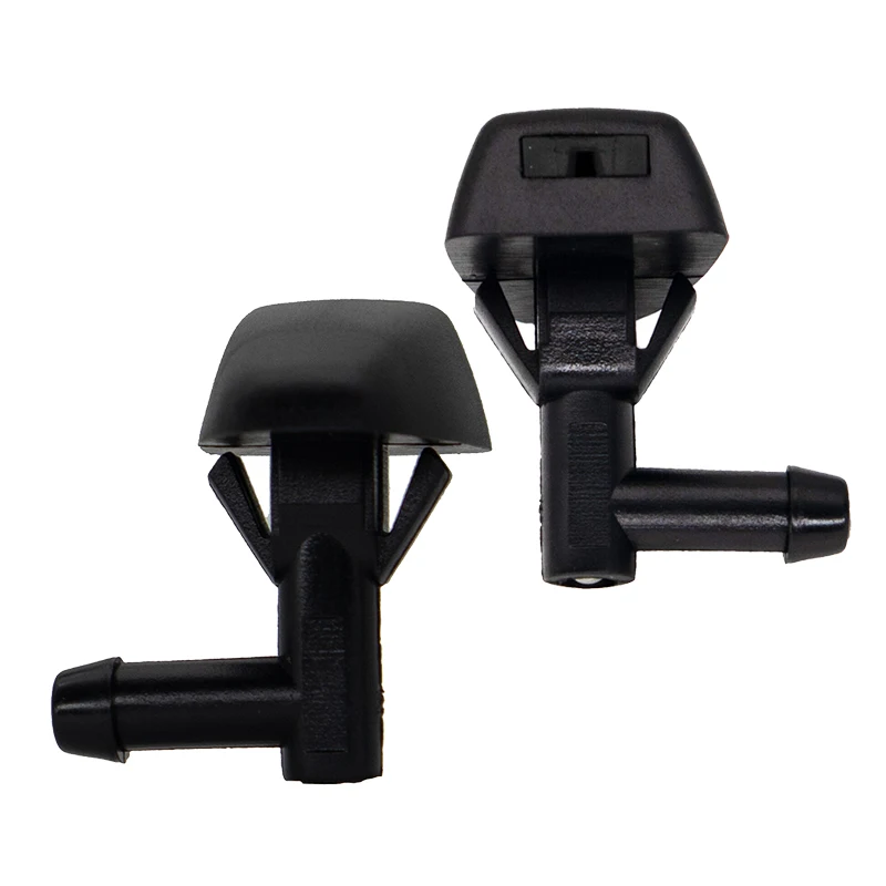 2pcs Front Windshield Washer Jet Nozzle Black Plastic Fit for Volvo S60 I V70 II XC70 Cross Country 2002-2007 30655606 8620256