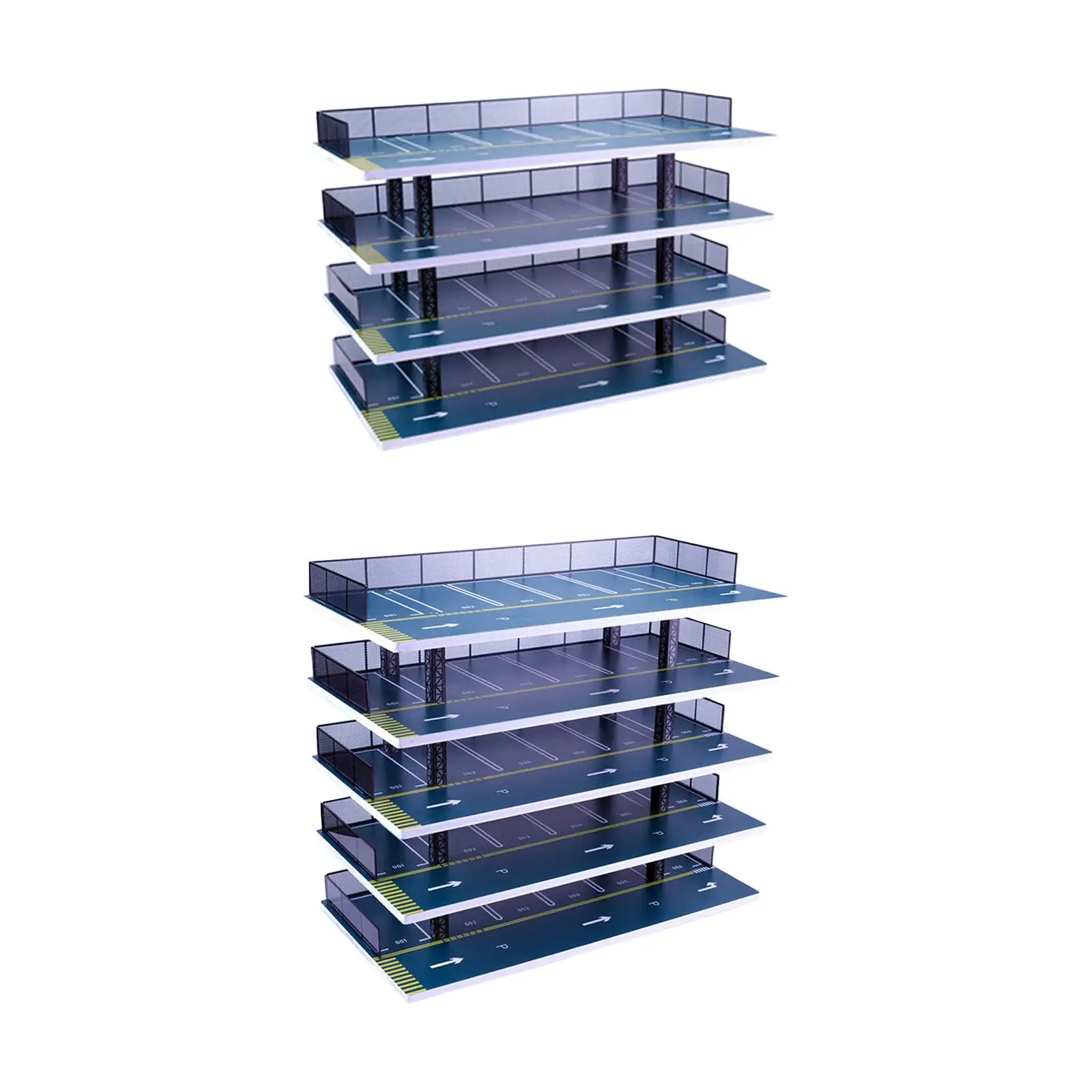 1/32 Parking Lot Display Case Easy Assembly Organizer Acrylic Multi Tiers