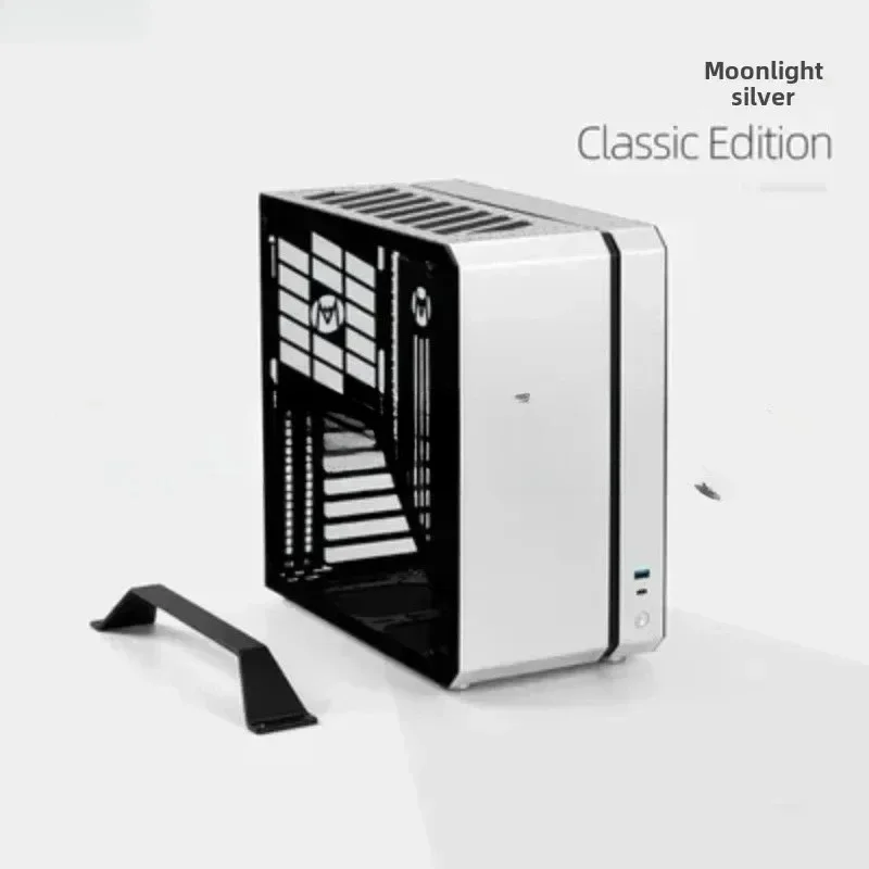 

2022NEW Mechanical master C34 Matx ATX side transparent aluminum small box, ATX power tower air-cooled mini main box