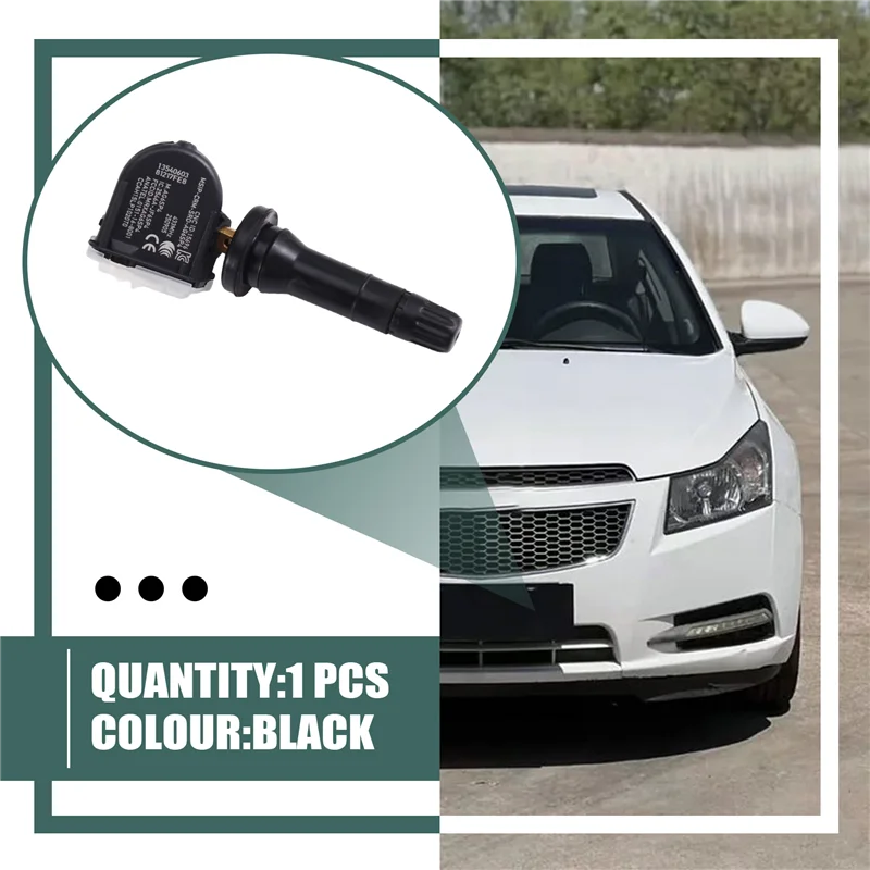 مستشعر ضغط الإطارات لبويك كاديلاك 433 ميجا هرتز 13540603 مستشعر TPMS 4 قطعة #2