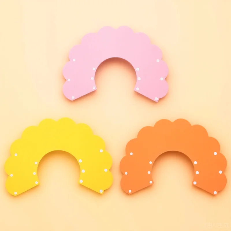 

3pcs Cat Recovery Collar Adjustable Eva Neck Ring For Wound Protection Anti Licking Scratch Pet Supplies For Cats Dogs