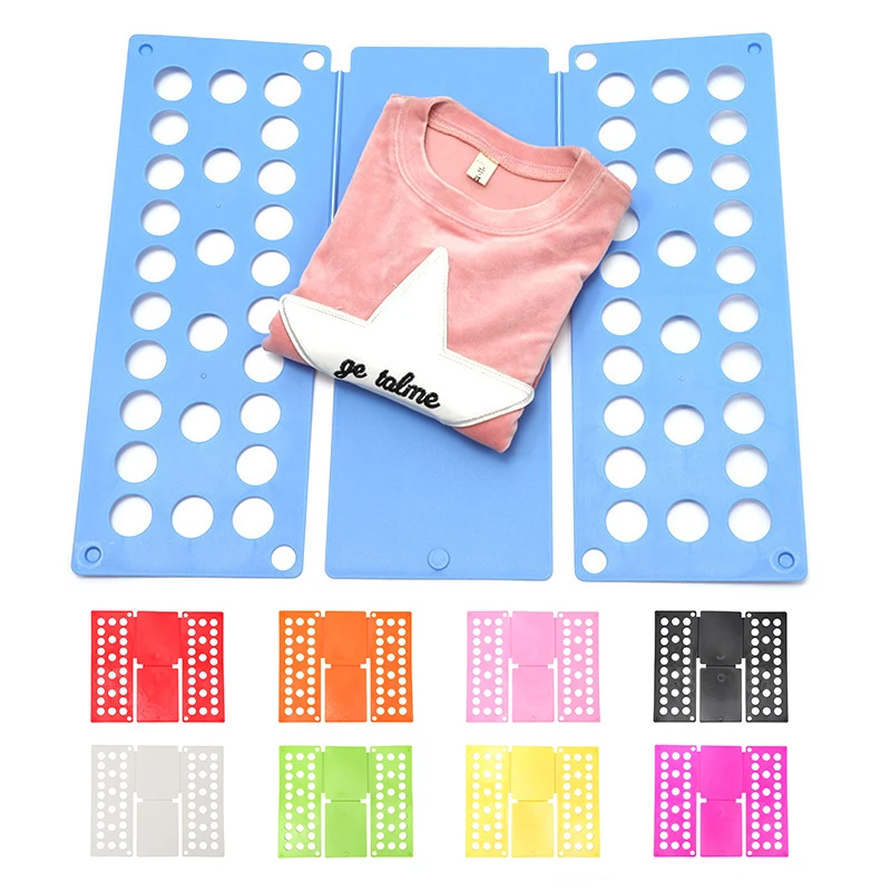 Portable Lazy Folding Clothes Board Child/Adult Magic Lazy T Shirt Folding Board Save Time Clothes Parallel Panels