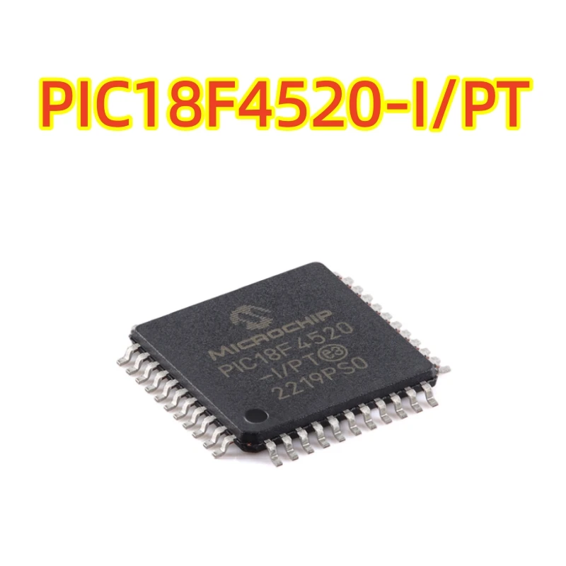 Original PIC18F4520-I/PT TQFP-44 44-pin flash microcontroller chip, 100% brand new chip