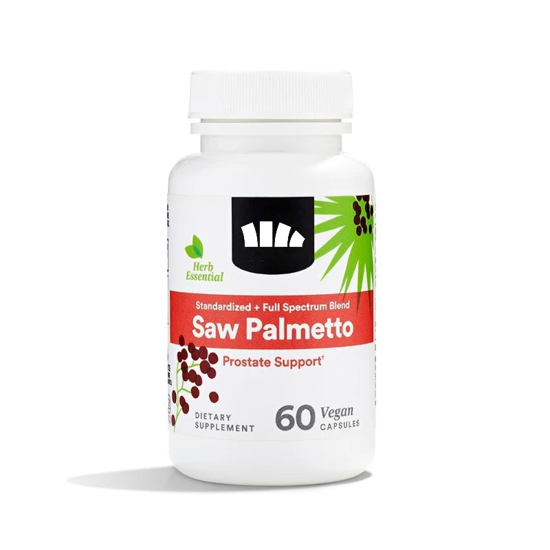Saw Palmetto 500mg Pumpkin Seed Oil Prostate, Urology, and Hair Health Supplement Herbal Mixture Formula Capsules
