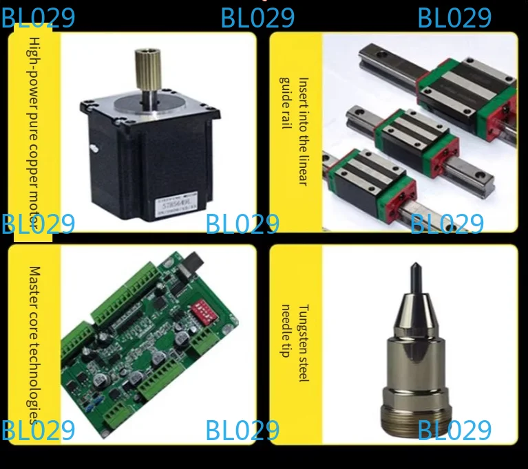 Portable Engraving Electric Marking Machine 120x30mm  Touch Screen For Nameplate Cylinder Number Frame Chassis