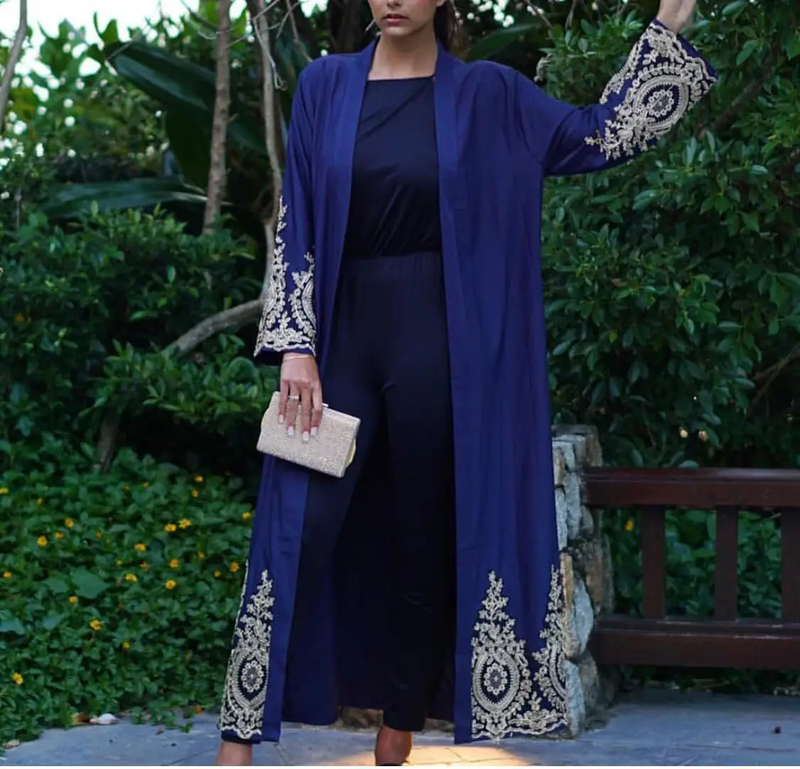 Dubai Muslim Abaya Dress Lace Kaftan Jilbab Abaya Robe Lace-up Hijab Dresses Outwear Tunic Middle East Arab Jubah Islamic 2026 4