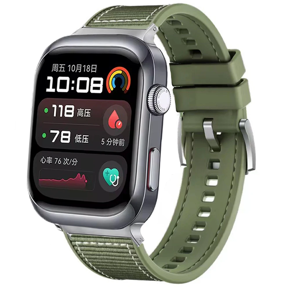 Nylonowy silikonowy pasek do zegarka Huawei Watch D2 Miękka bransoletka sportowa Correa do zegarka Huawei Health Watch D2 Wymienny pasek na nadgarstek