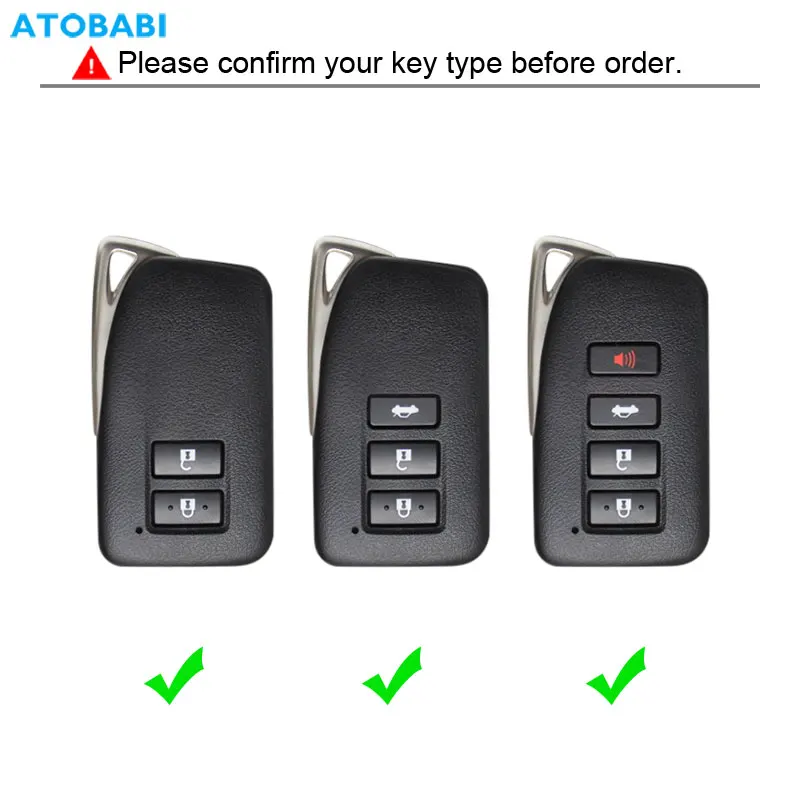 Car Key Cover Remote Fob Case Protector Auto Accessories For Lexus RX NX IS RC LX ES GS Series 200 200T 300 300H 250 350 450 570