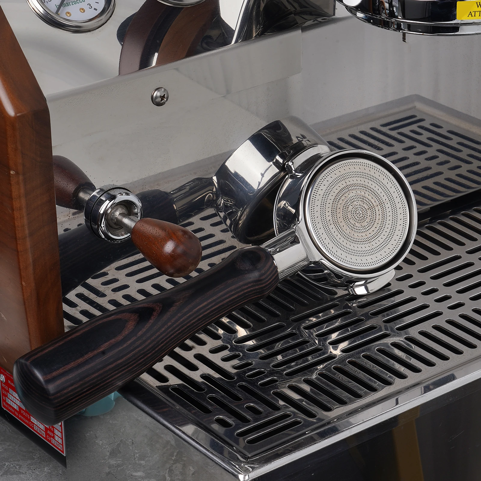 

IKAPE Прецизионная корзина для портафильтра Фильтр для кофе для 54 мм Breville 18-22 г Корзина для бездонного портафильтра из нержавеющей стали 58 мм