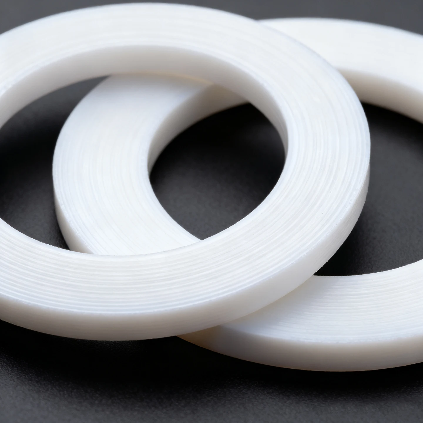 PTFE Flat Gasket Height1/2/2.5/3mm Inner Hole Diameter M4-M57mm White Corrosion-resistant Seals Ring Flat Washer Fast Delivery