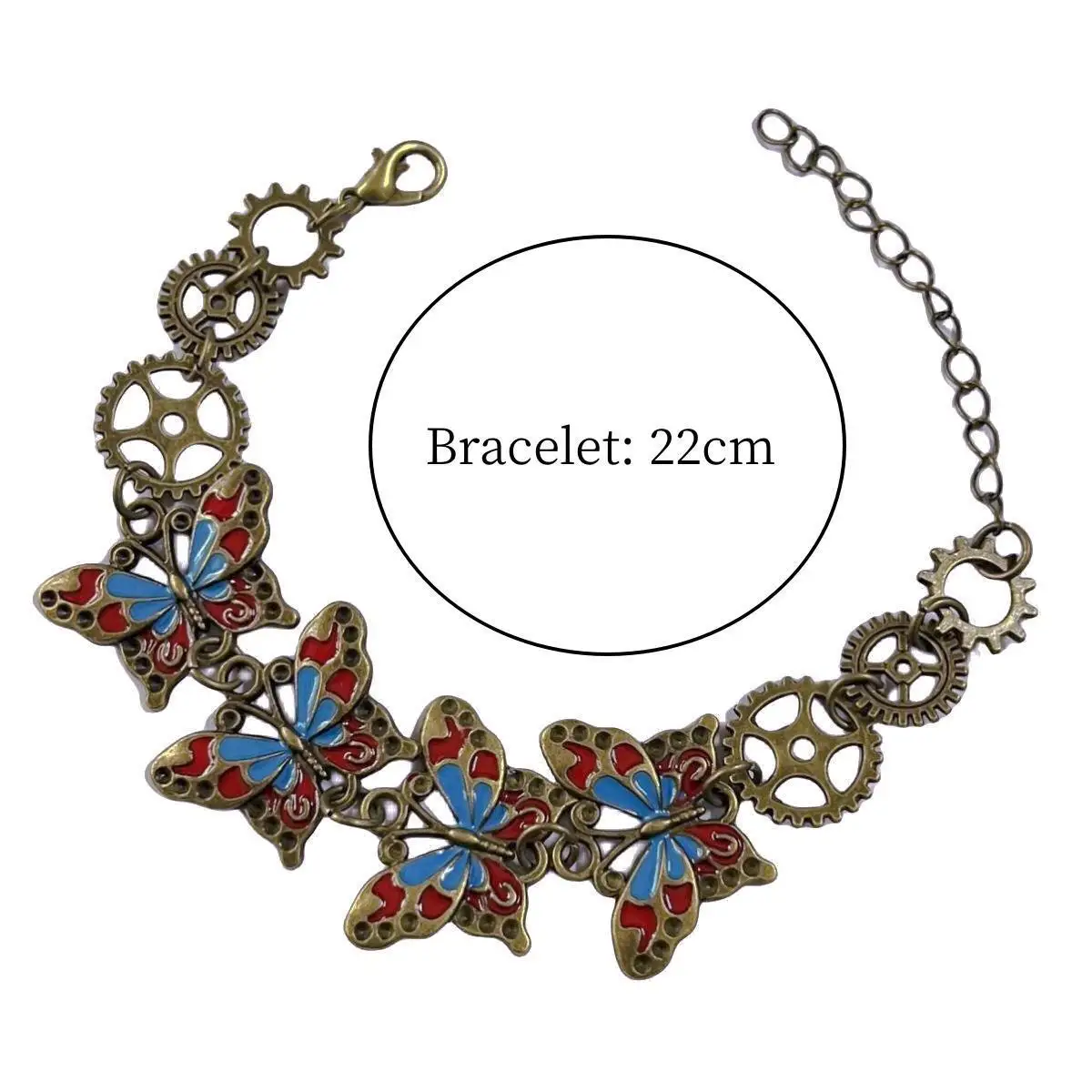 300pcs/lot New small fashion butterfly personalized colorful bracelet necklace butterfly bracelet niche popularity