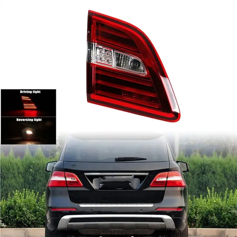 AEA7-1Pair Rear Inner LED Taillight Brake Lamp For Mercedes-Benz W166 ML300 ML350 ML400 2012-2015 A1669060557 A1669060457