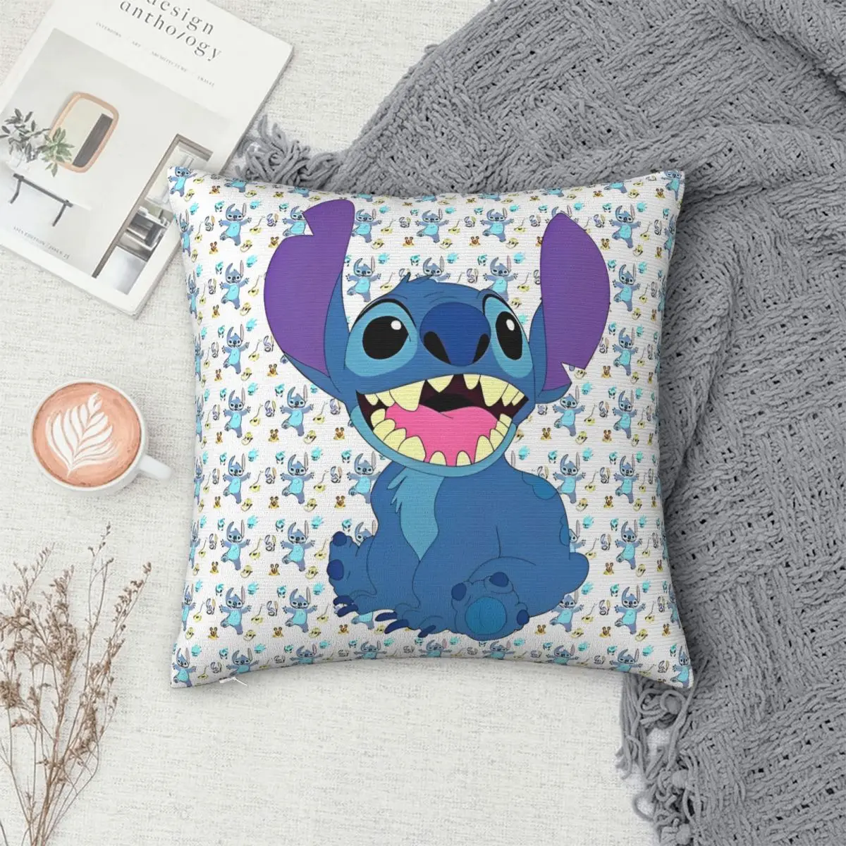 لطيف مضحك غرزة ساحة كيس وسادة وسادة يغطي ديكور مخصص المخدة للمنزل 18" #4