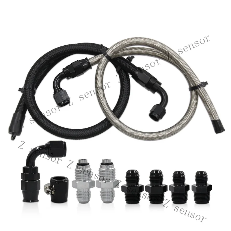 RRR+LS Swap Power Steering Hose Line Kit AN6 Fittings for GM LS1 LS2 LS3 1950-2000