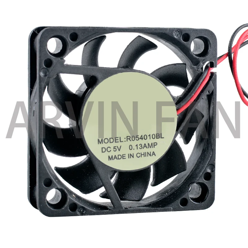 Duplo rolamento de esferas Axial Flow Fan Cooler, ventilador de refrigeração para Power Router, 4cm, 40mm, 40x40x10mm, DC 5V, 0.13A, 2Pin, R054010BL, Original