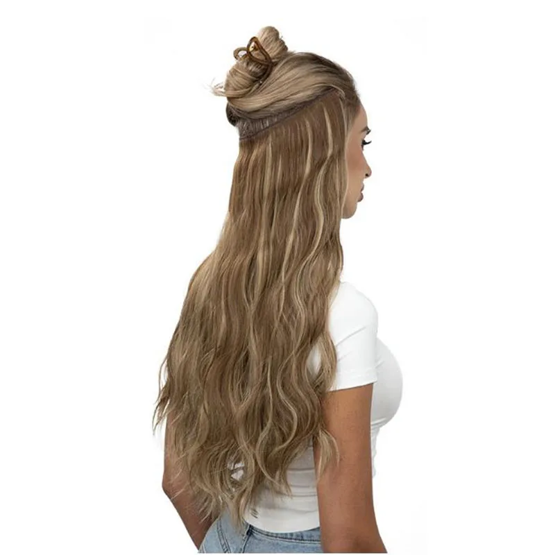 Classic, Creative Design with Long Curly Hair, Magic Wire Hair Extension， Fashion Wig for Women
