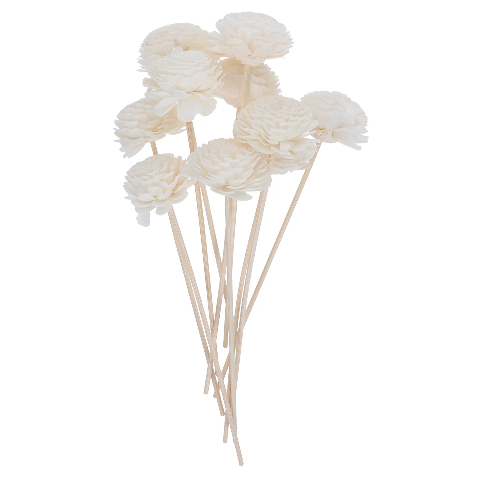 

10Pcs Flower Aromatherapy Sticks Decorative Diffuser Rods for Essential Oil Bottles Fragrance Diffuser Aromatherapy Supplies