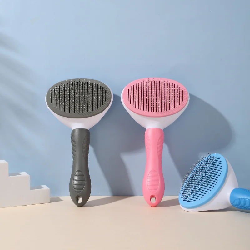 

Pet Cat Comb Dog Fluffy Float Hair Cleaning Needle Combs Teddy Bichon Self-Clean Needles Pets Supplies