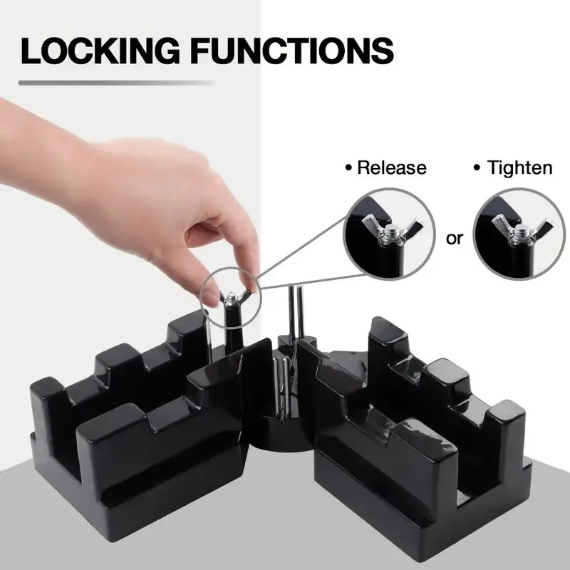 أداة قطع قياس ميتري 2 في 1 منقلة منشار ميتري دقيق 85-180 ° أداة قطع المشطوف لقياس الزوايا، مقياس ميتري باللون الأسود #2