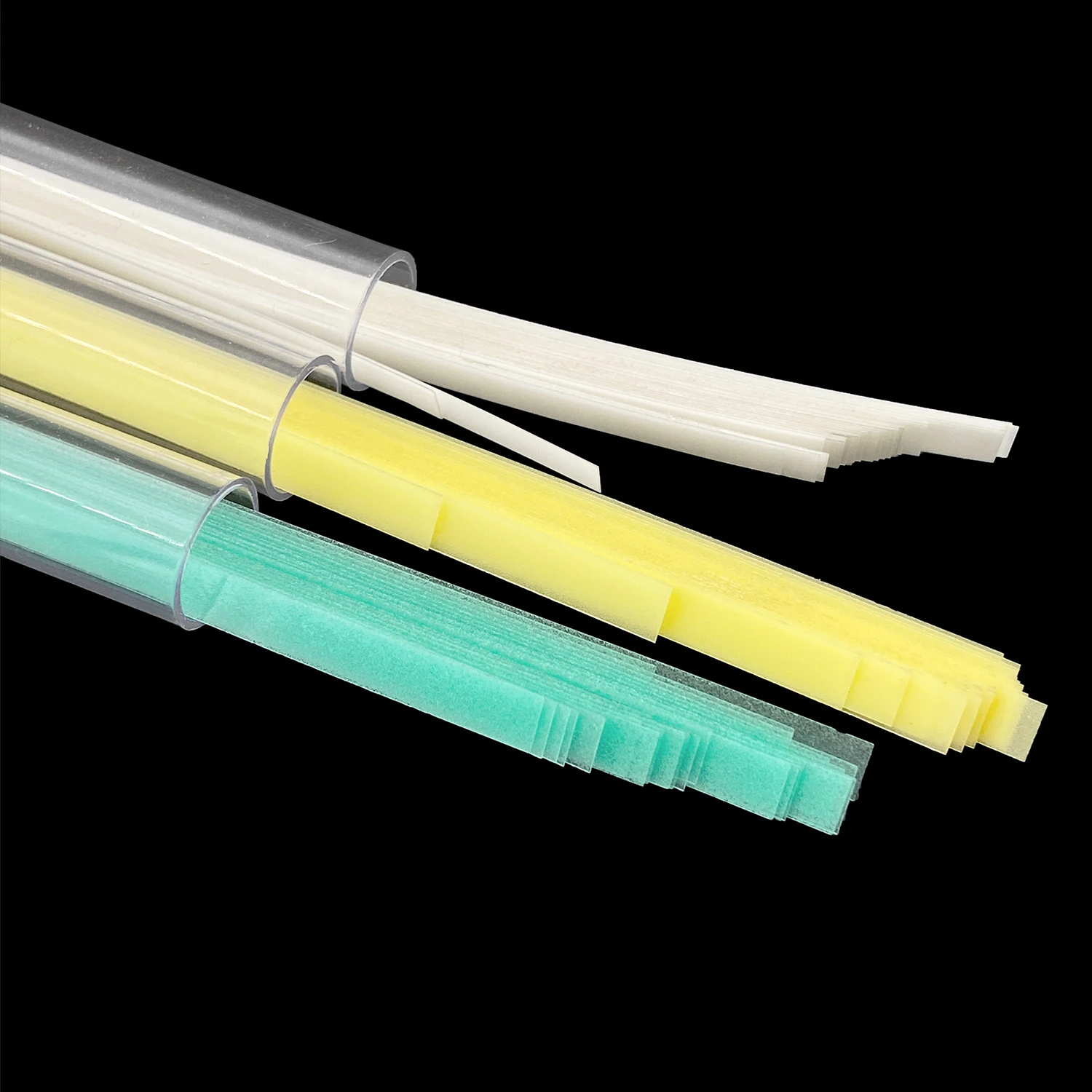 25Pcs/Bottle Dental Polishing Strips Resin 4Mm Single Side No 1.055 Polyester Odontologia Teeth Polish WhiteningMaterials