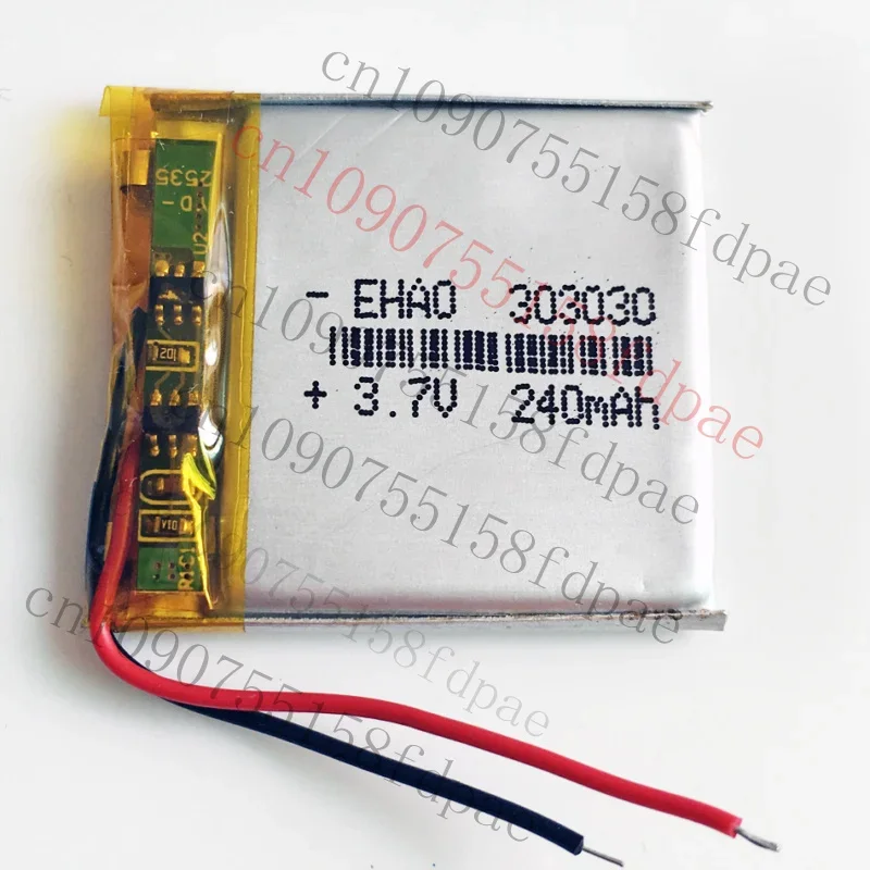 

OK 3,7 В, 240 мАч, аккумулятор 303030, липо-полимерный аккумулятор для MID GPS, MP3, DVD-камеры