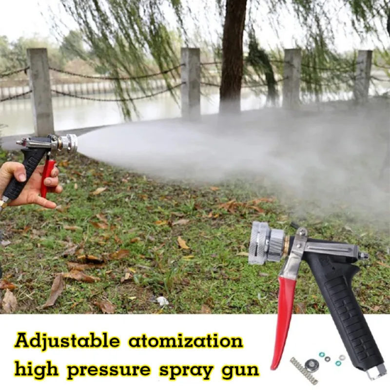 Garden Hose Nozzle Hose Sprayer Heavy Duty and Hose Nozzle Washer Water Spray Gun Adjustable Garden Hose Car Wash Water Gun