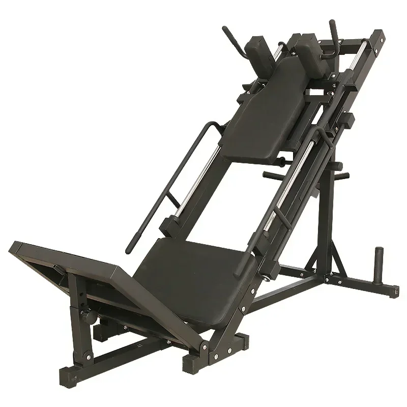 Hot SalesInverted Double Function Revers Pedal Machine Leg Strength Trainer Commercial Gym Equipment Squat 45 Degree Leg Press M