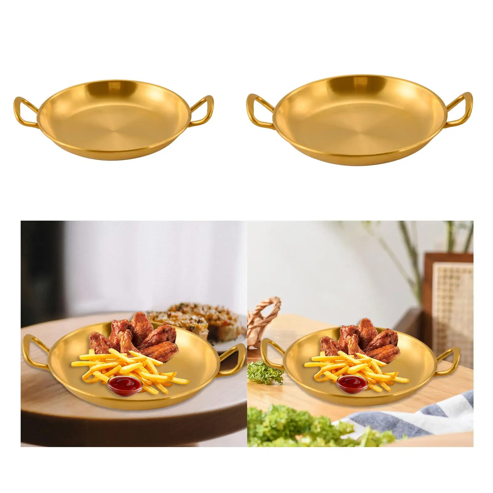 

Korean Ramen Pot Double Ear Household Travel Golden Fast Heating Pan Pot Stockpot Multipurpose Camping Korean Ramen Noodle Pot