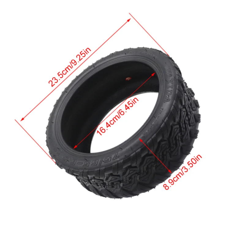 10 inch 75/65-6.5 inner and outer tires, for Ninebot balance scooter electric scooter - improved anti slip off-road performance