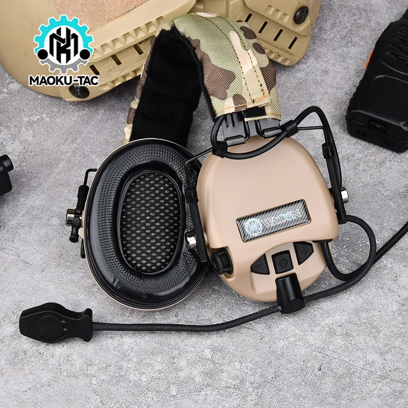 WADSN Tactical Headset SORDIN MSA Communication Shooting   Earphone Noise Reduction Amplify The Sound Of Footsteps Headphone