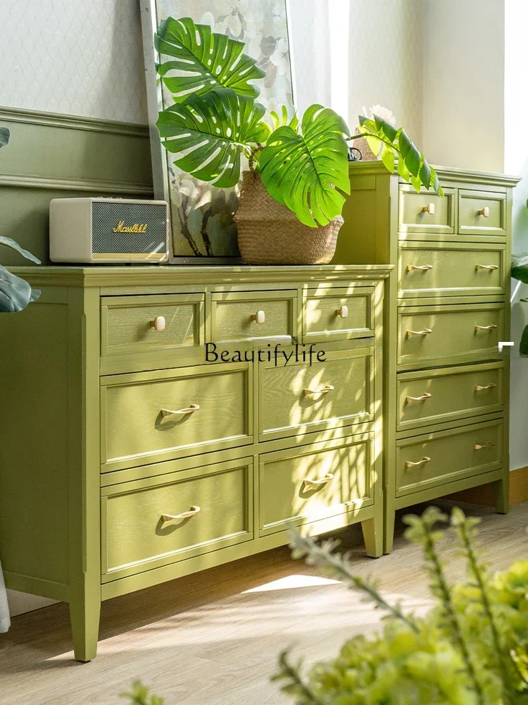 ld25 Living room drawer cabinet high value storage bedroom simple clothing storage cabinet