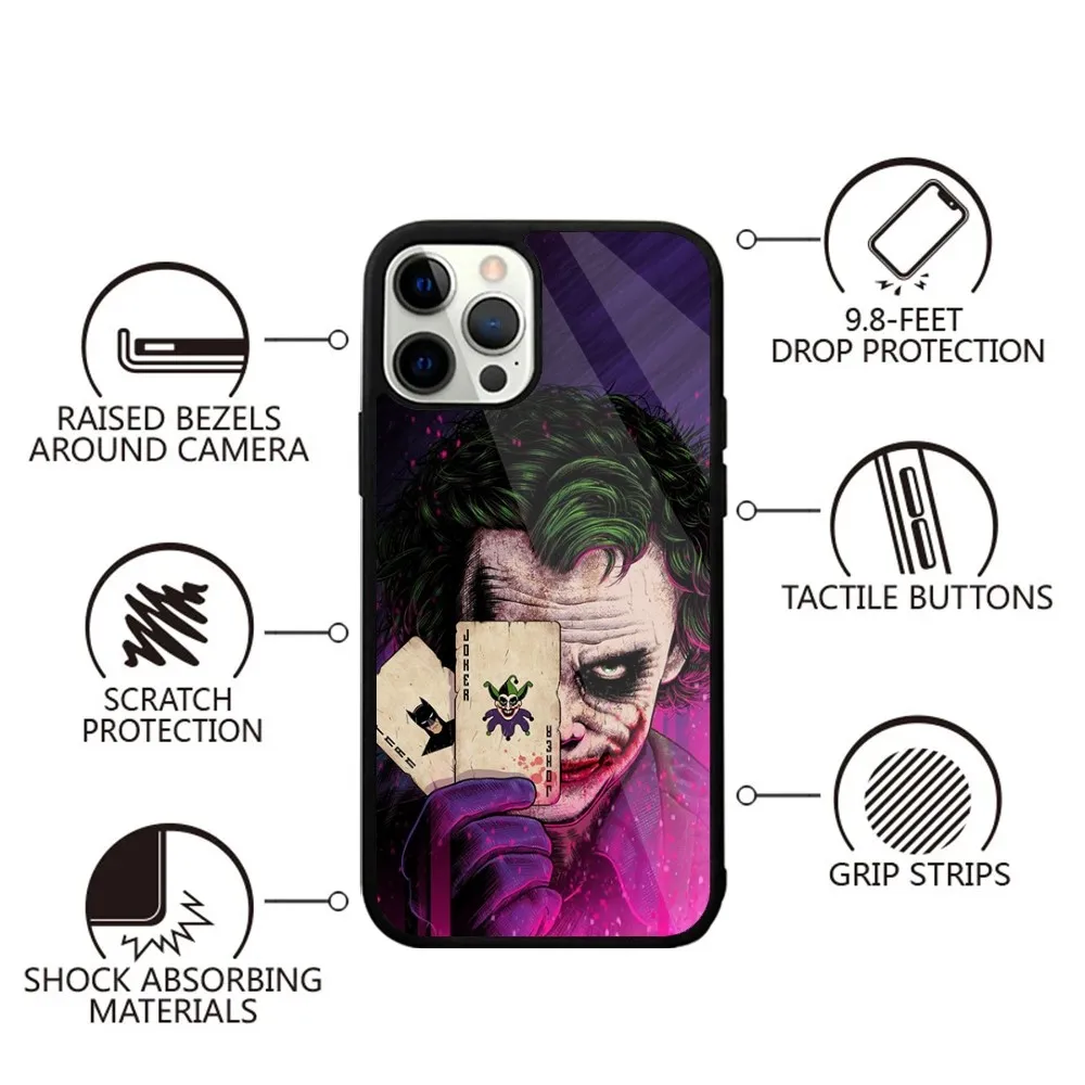 Cool J-Jokers C-Clown   Phone Case Strong Magnetic For IPhone 15,14,13,Pro,Max,Plus,11,12,Mini For Magsafe Wireless Charging