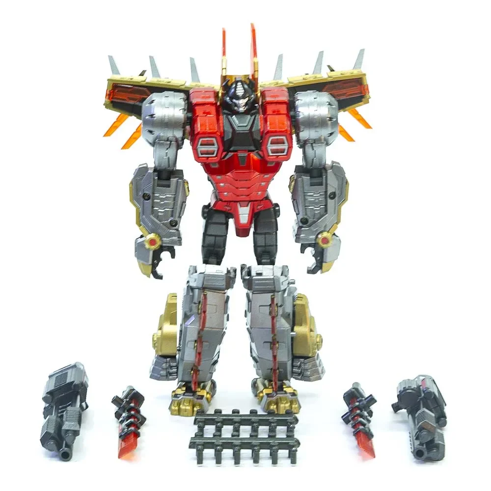 In Stock Transforming Toys Planet X FOC PX-04M PX04M Dinosaur Robot Summanus Snarl Metallic Action Figure Toy Gift Collection