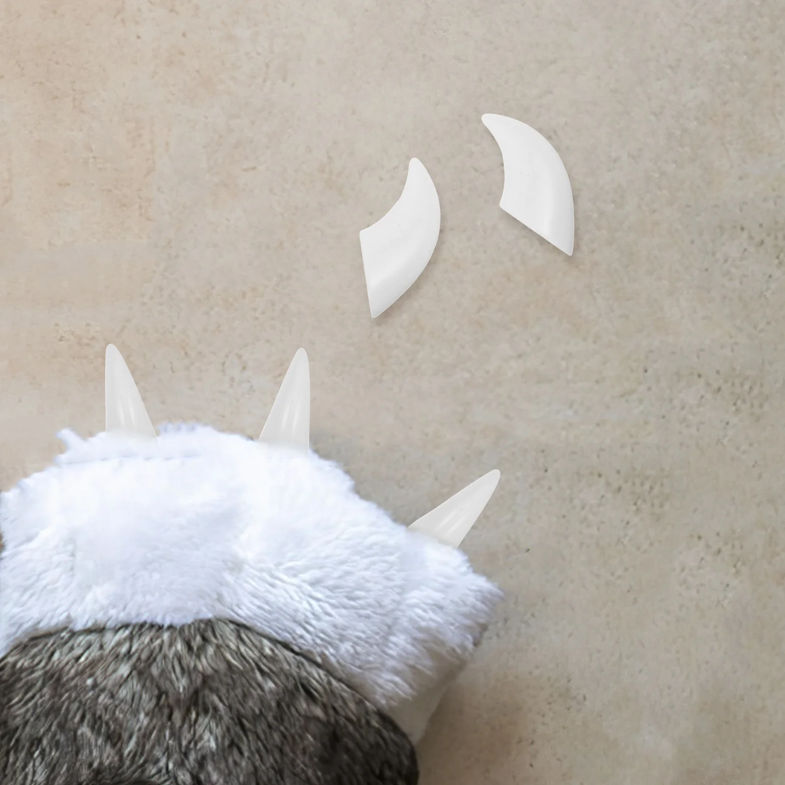 8 قطعة Fursuit مخلب الأظافر واقعية اليدوية انفصال قفازات ل تأثيري حفلة الهالوين زي ملحق القانون مسمار الزينة