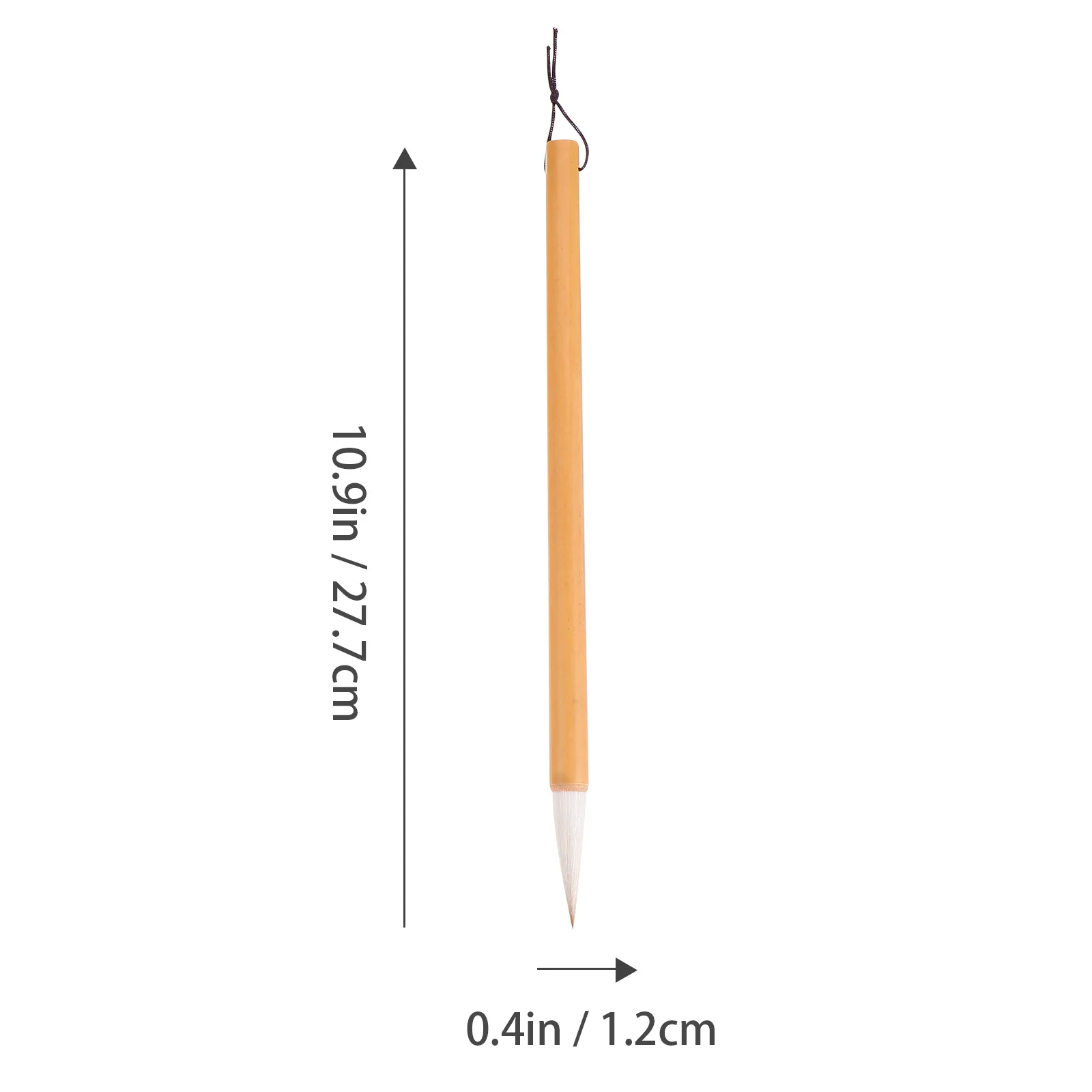 مجموعة فرش الخط مكونة من 3 قطع، قلم رسم احترافي للكتابة الصينية للمبتدئين، لوازم فنية مع الخيزران والصوف #5