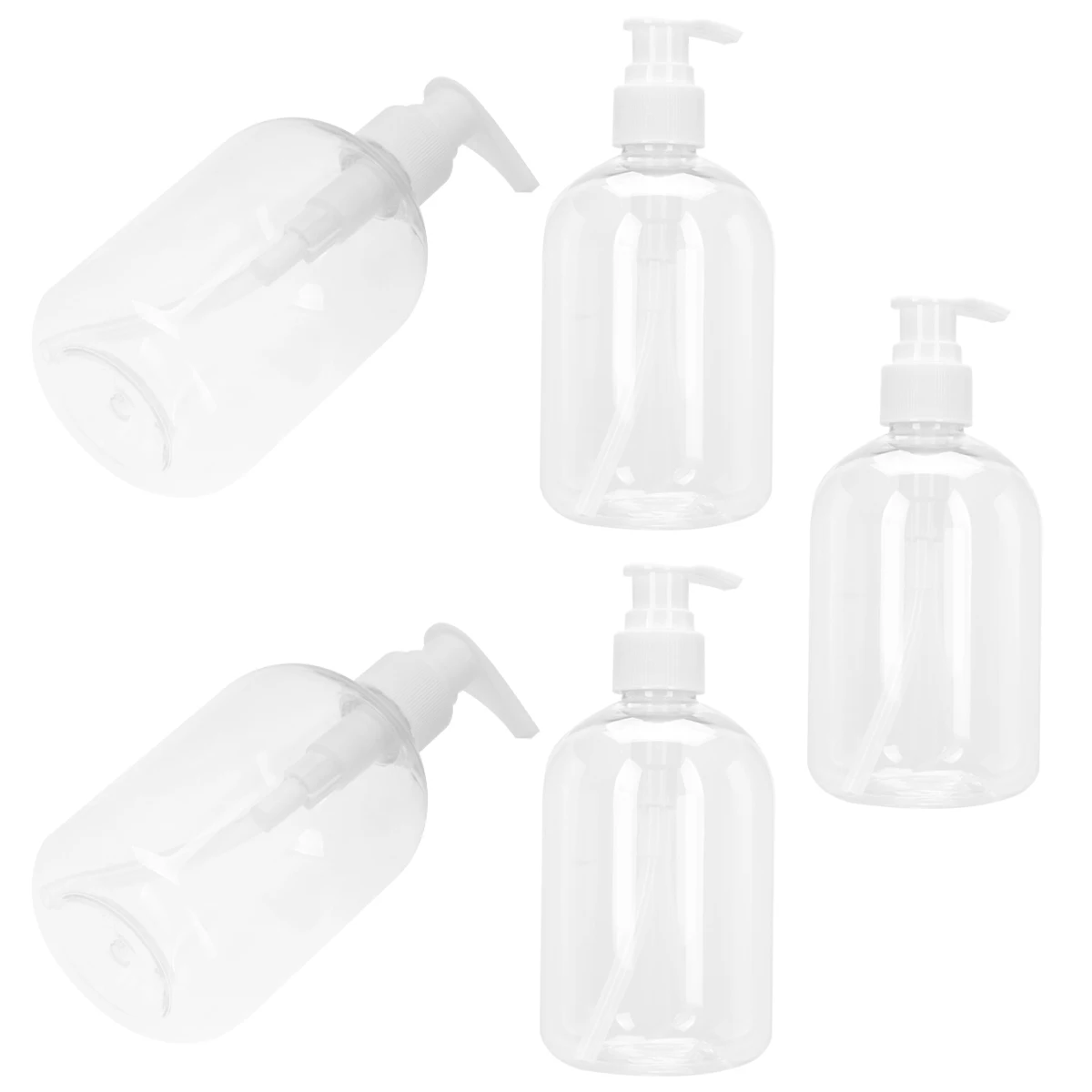 5 قطع من زجاجات توزيع اليد، مضخة تخزين الصابون، مادة آمنة، تصميم حرفي، استخدام المكتب المنزلي، عبوة نظيفة #4