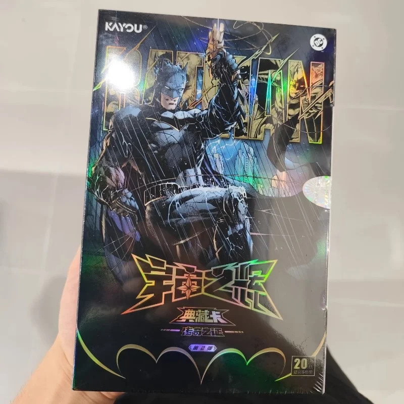 KAYOU Justice League Superman Rare S Cards DC Movie Series Marvel the Avengers Booster Box Toy للأطفال هدية عيد الميلاد وأعياد الميلاد