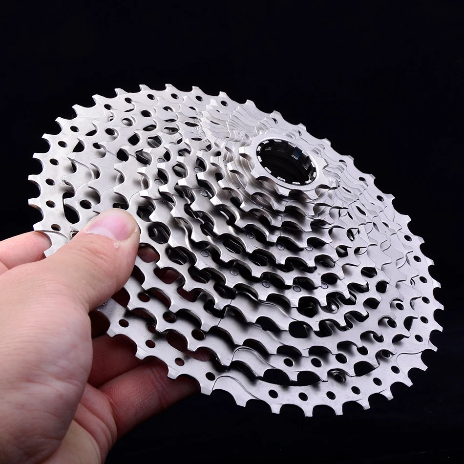 SUNSHINE bicycle cassette XD 9-42T Silver/Black Mountain Bike Freewheel High -carbon steel for Sram 11Speed XD Freewheel