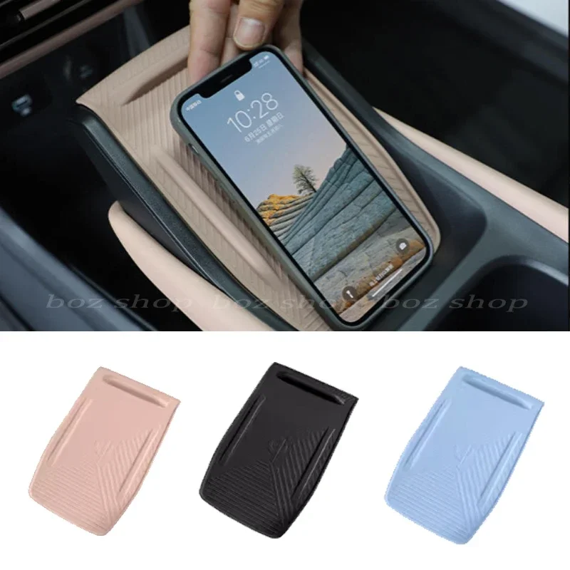 Car Wireless Charging Mat  Silicone Water Cup Slot Anti-slip Car Interior Decorative Refit Parts Accessories For BYD SEAGULL