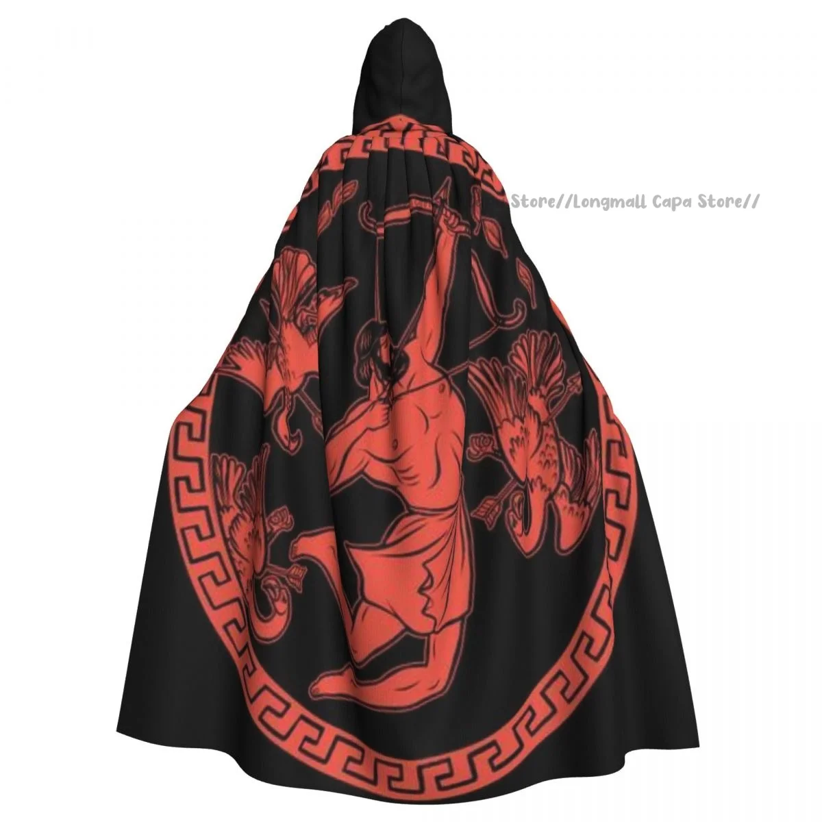 Stymphalian Birds Labours Of Hercules Heracles Cloak Hooded Cosplay Costume Halloween Adult Long Party Cape