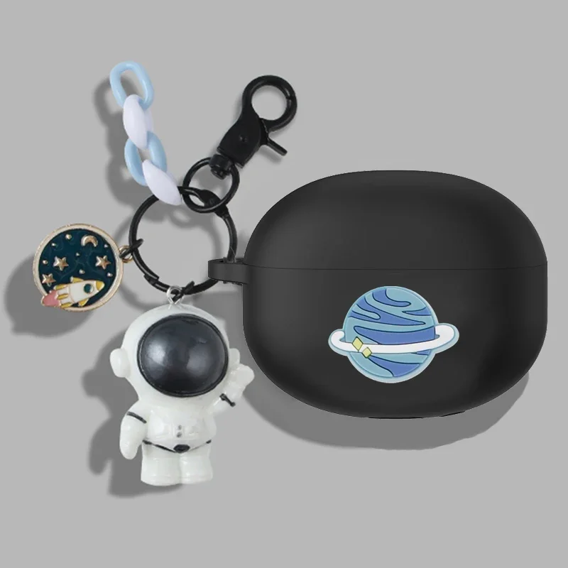 Funda protectora de silicona para auriculares Redmi Buds 4, carcasa activa con dibujos animados de astronauta, divertida